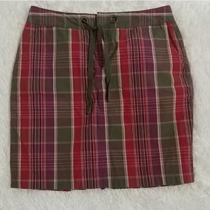 CHAPS Preppy Plaid Short Skirt 4 -- TOO CUTE!